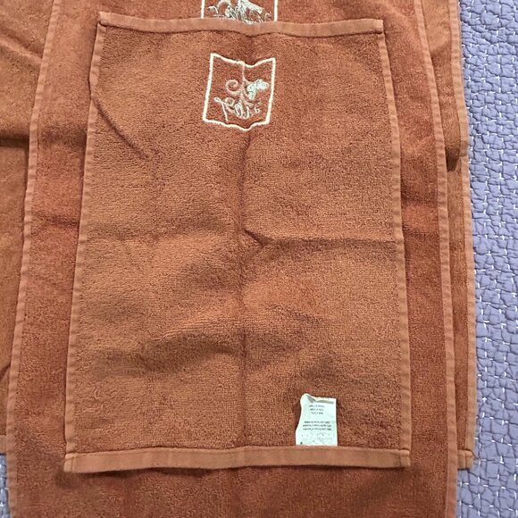 3 Towels Saturday Knight Cotton Love Faith Peace Auburn Butterflies Embroidered - Picture 14 of 14